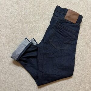 The Brand UB401 Selvedge Jeans 34x26 Dark Indigo Raw Denim 14.5 oz